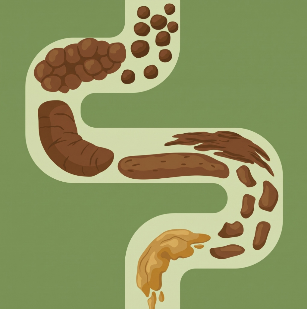 Bristol Stool Form Scale Medical Illustration